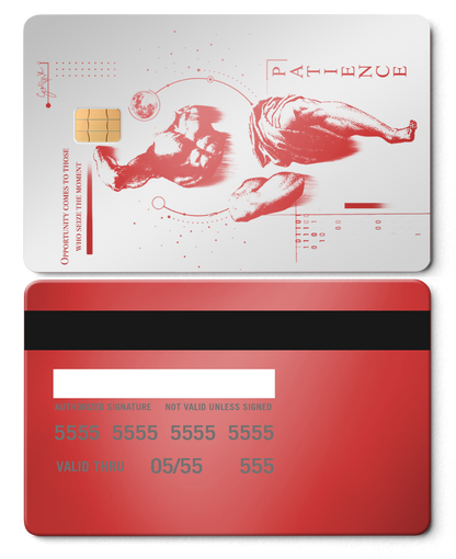 Premium Overpowered metal card with detailed engraved design, luxury metal card for collectors worldwide