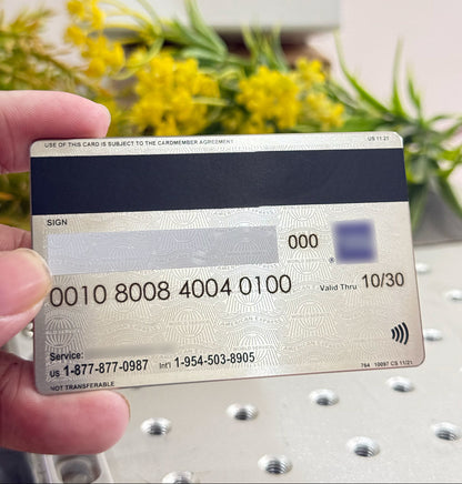High-end Platinum American Express metal card designed for premium global banking and executive clients