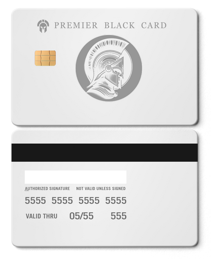 Exclusive Premier Black metal card with premium metal finish, high-end custom metal card for international buyers