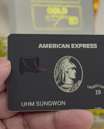 Tap to Pay AMEX Black Centurion Card