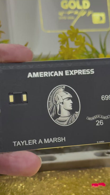 Tap to Pay AMEX Black Centurion Card