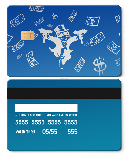 Elite Raining Monopoly metal card with meticulous finishing, premium custom metal card for international buyers