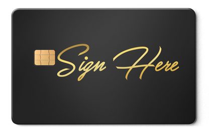 Premium Signature metal card with luxury engraved design, high-end custom metal card for international collectors