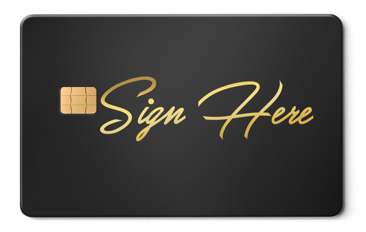 Premium Signature metal card with luxury engraved design, high-end custom metal card for international collectors