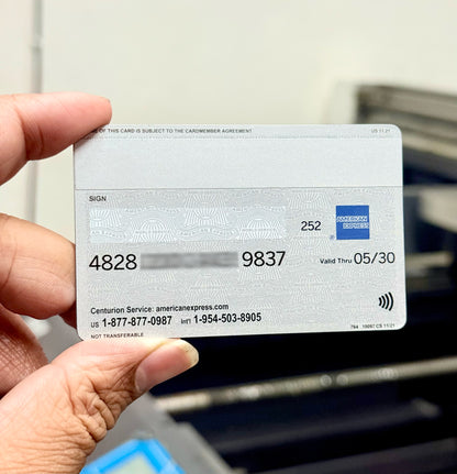 Tap to Pay AMEX Platinum Card