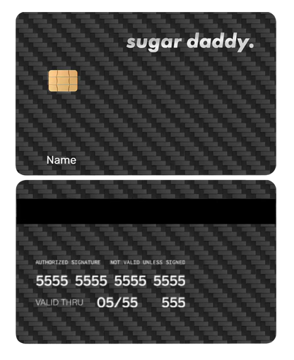 Ultra-premium Sugar Daddy metal card with luxurious engraved design, elite custom metal card for global buyers
