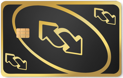 Premium UNO Reverse metal card with luxury engraved design, high-end custom metal card for international collectors